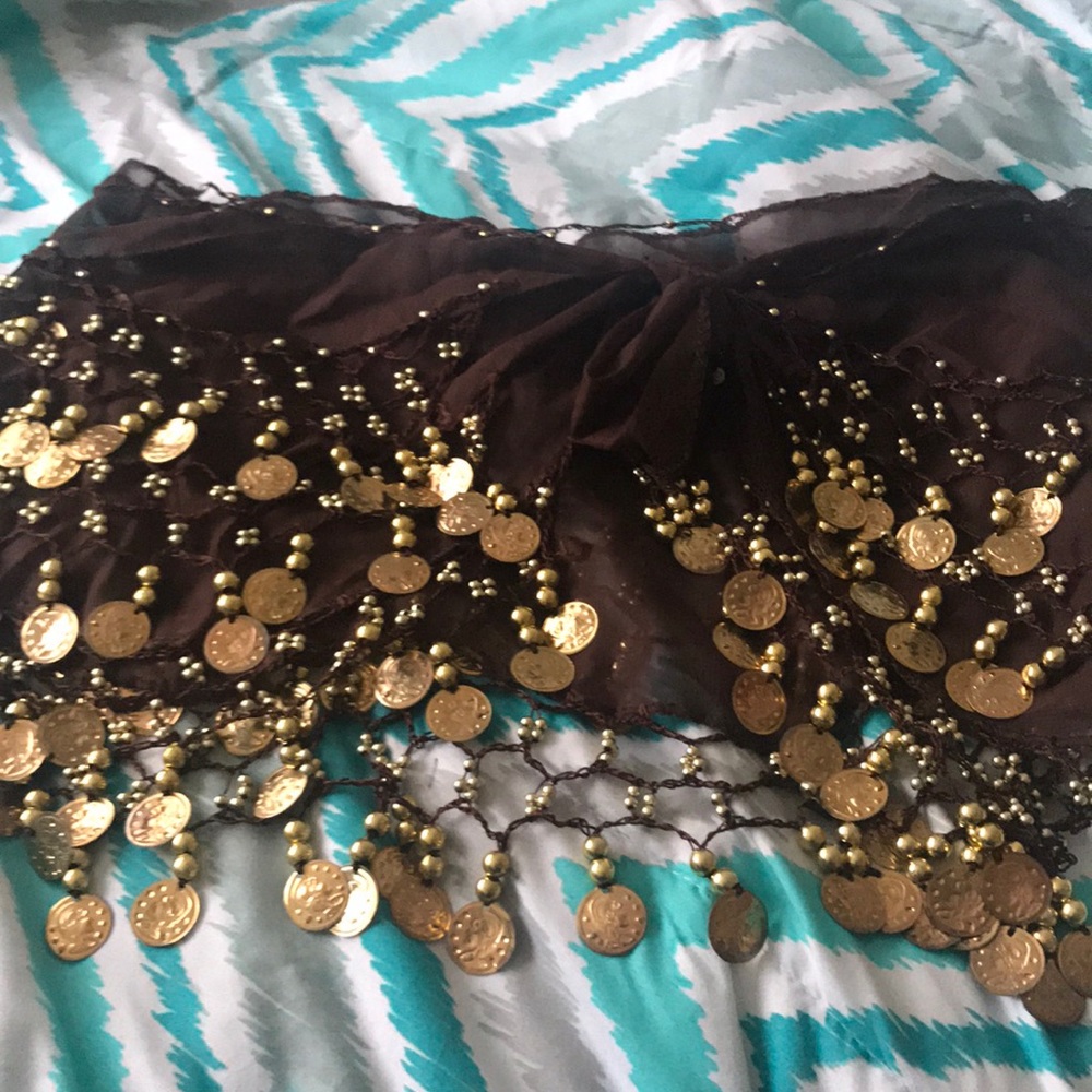 Belly dance chiffon scarf